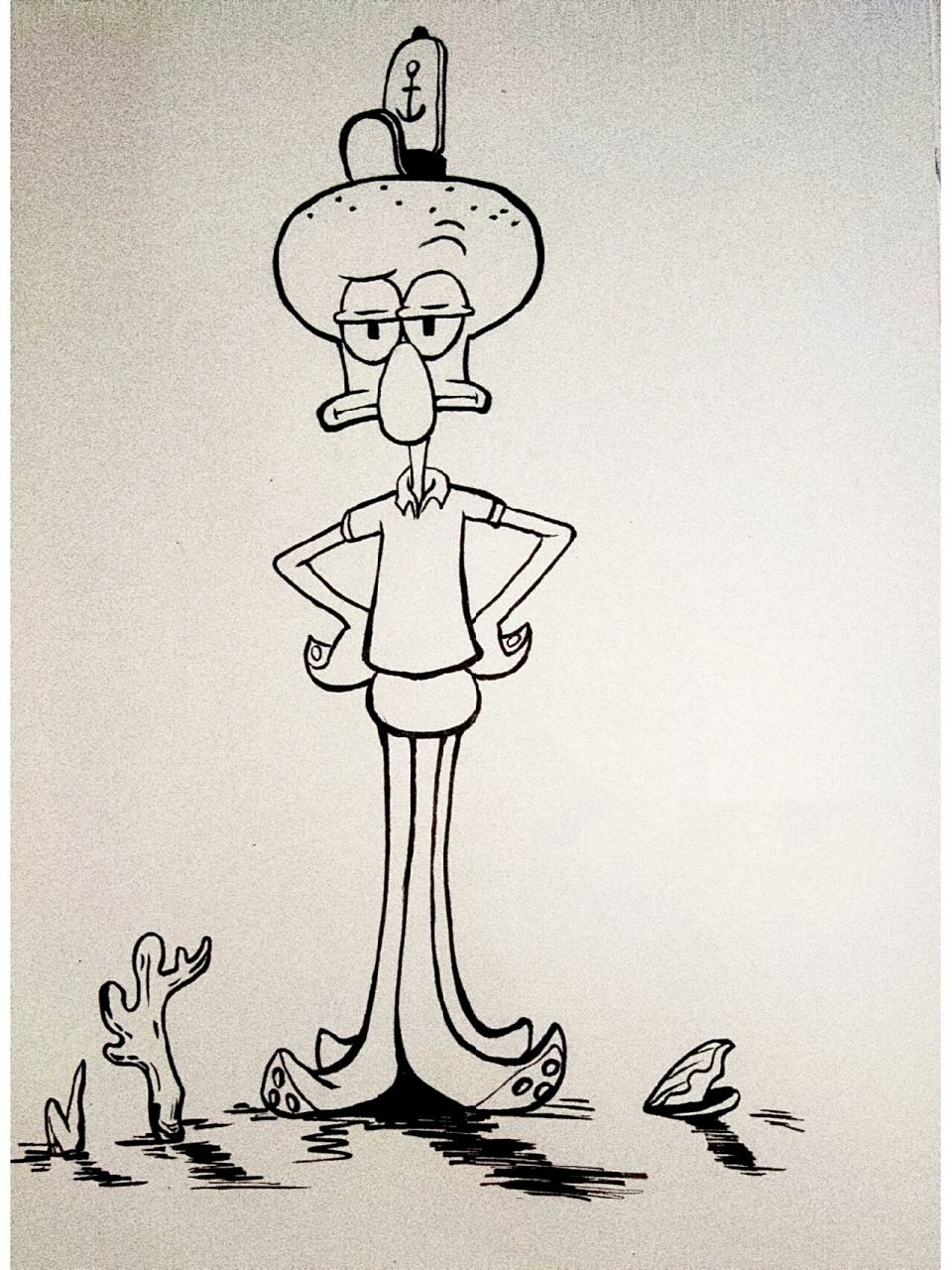 章鱼哥简笔画99