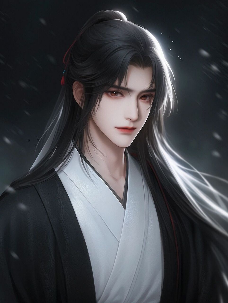 古风青衣美男子·男头·古风头像