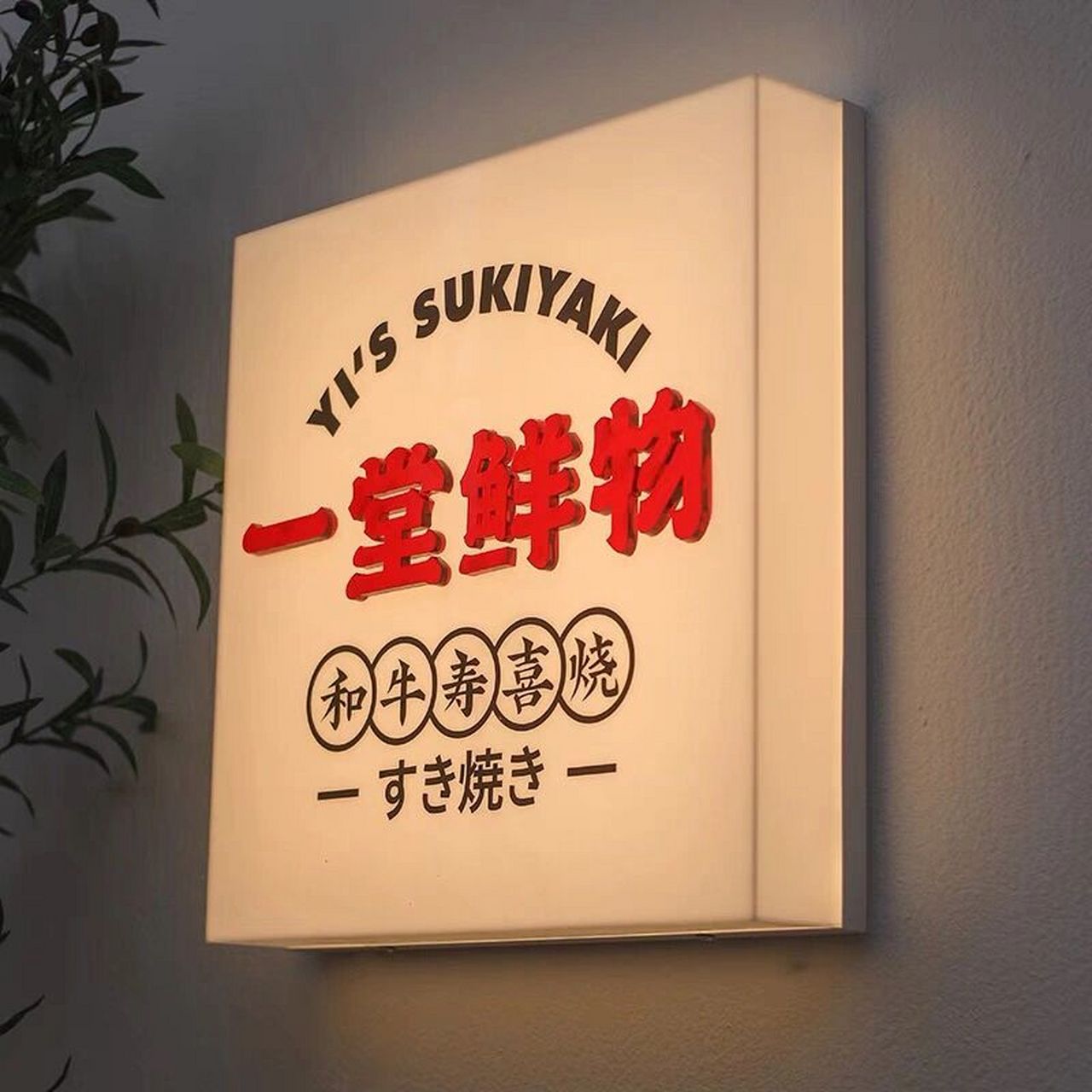 亚克力字亚克力灯箱 亚克力字亚克力灯箱户外门头挂墙式简约创意定做