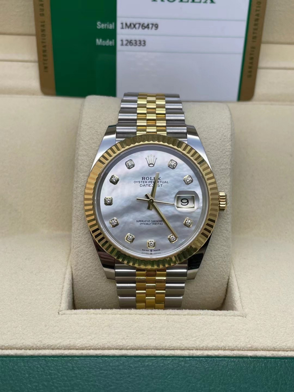 劳力士 日志126333 41mm 劳力士 日志126333 表径:41mm 机芯:自动机械