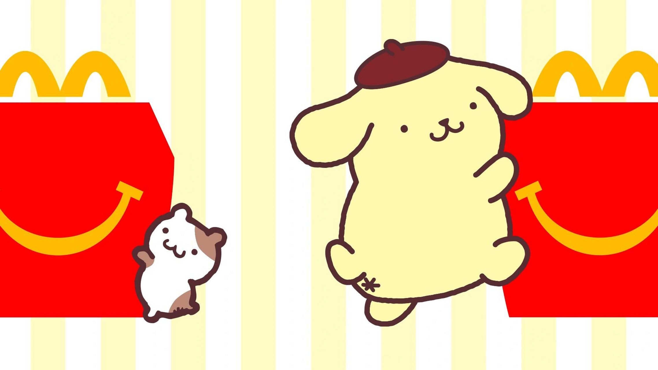 98布丁狗丨麦当劳汉堡～～ 92～好～好～好