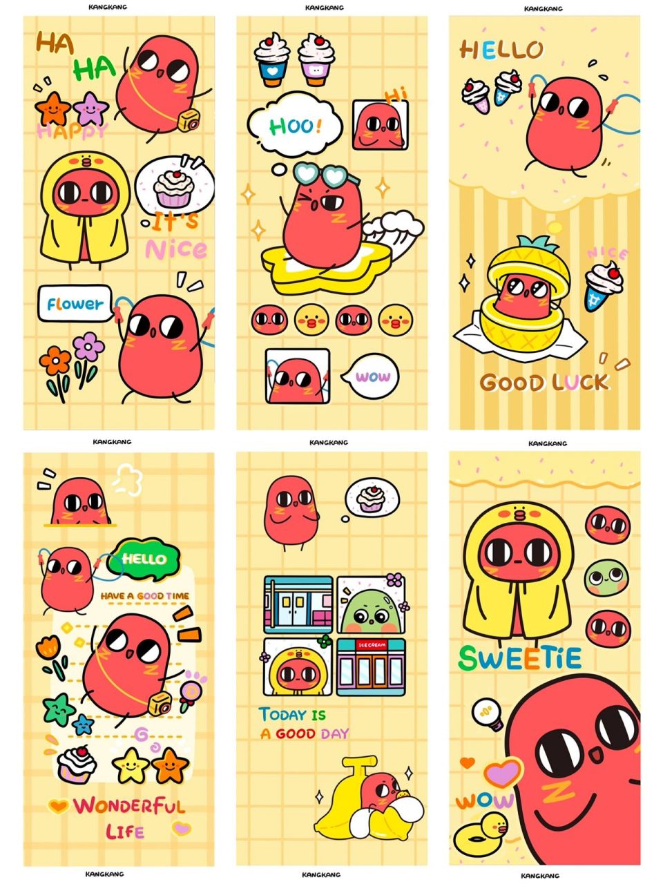 红小豆壁纸|今天的我比昨天更可爱诱 换上秒get一颗可爱的红豆 感谢