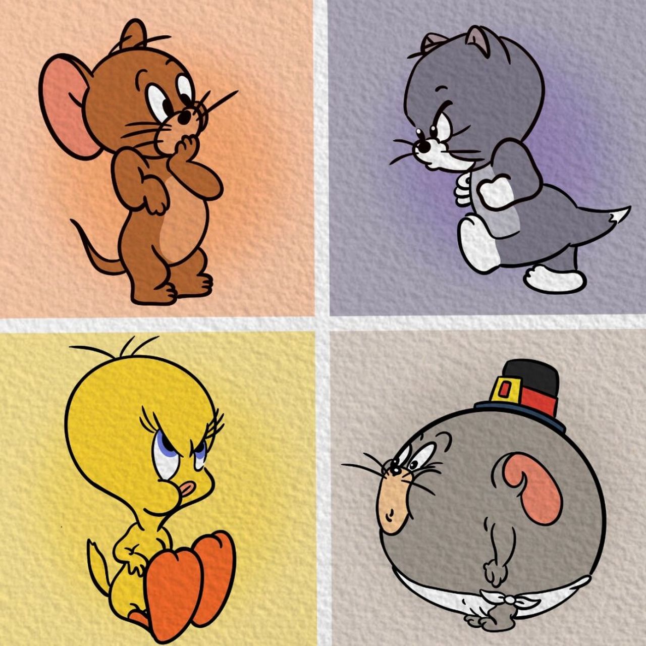 简笔画|【猫和老鼠】(附过程) 06 06 06 【用具】 44