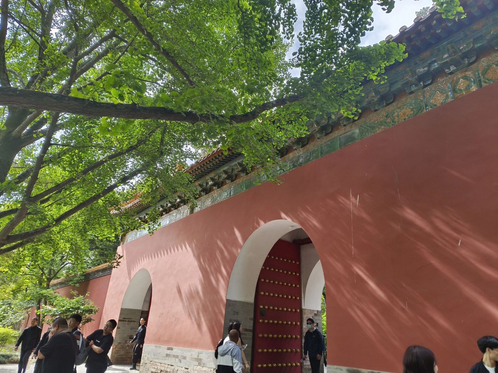南京明孝陵一定要从七号门进 南京明孝陵一定要从七号门进,到景区必须