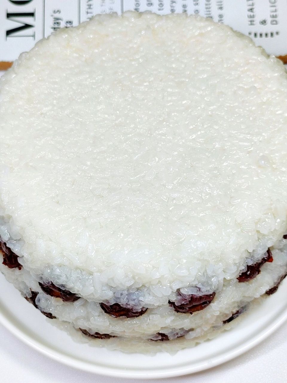 糯米切糕的超简单做法,糯叽叽巨好吃6015 91今天分享家庭版红枣