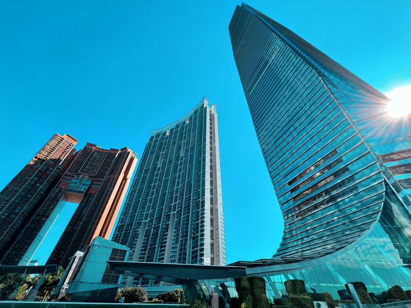 香港最高楼icc  高级住宅 君临天下 凯旋门