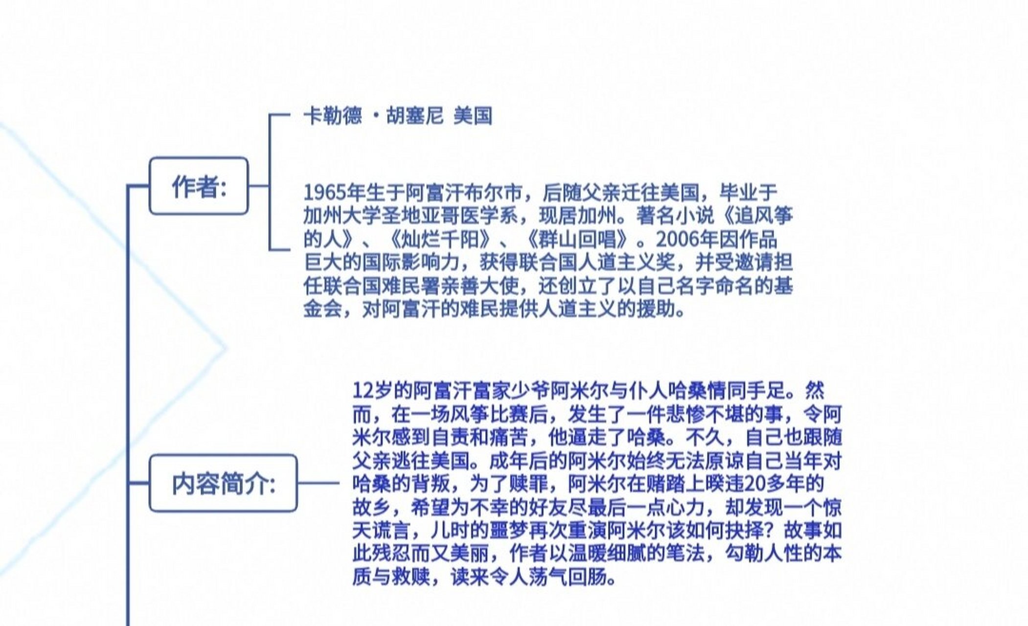 追风筝的人梗概图片