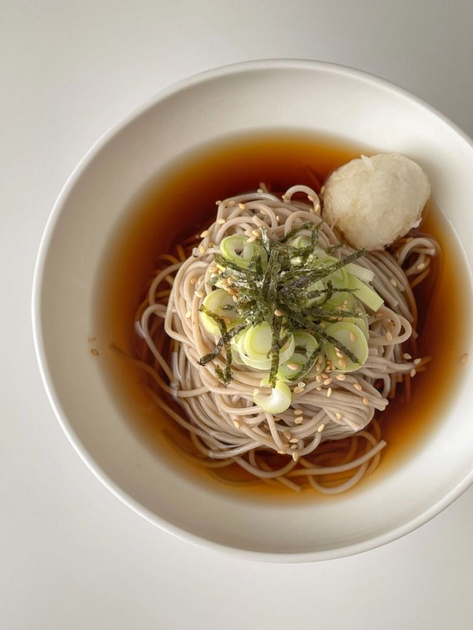 清爽无油减脂餐02日式冷汤荞麦面 清爽冰凉,鲜美无油低卡!