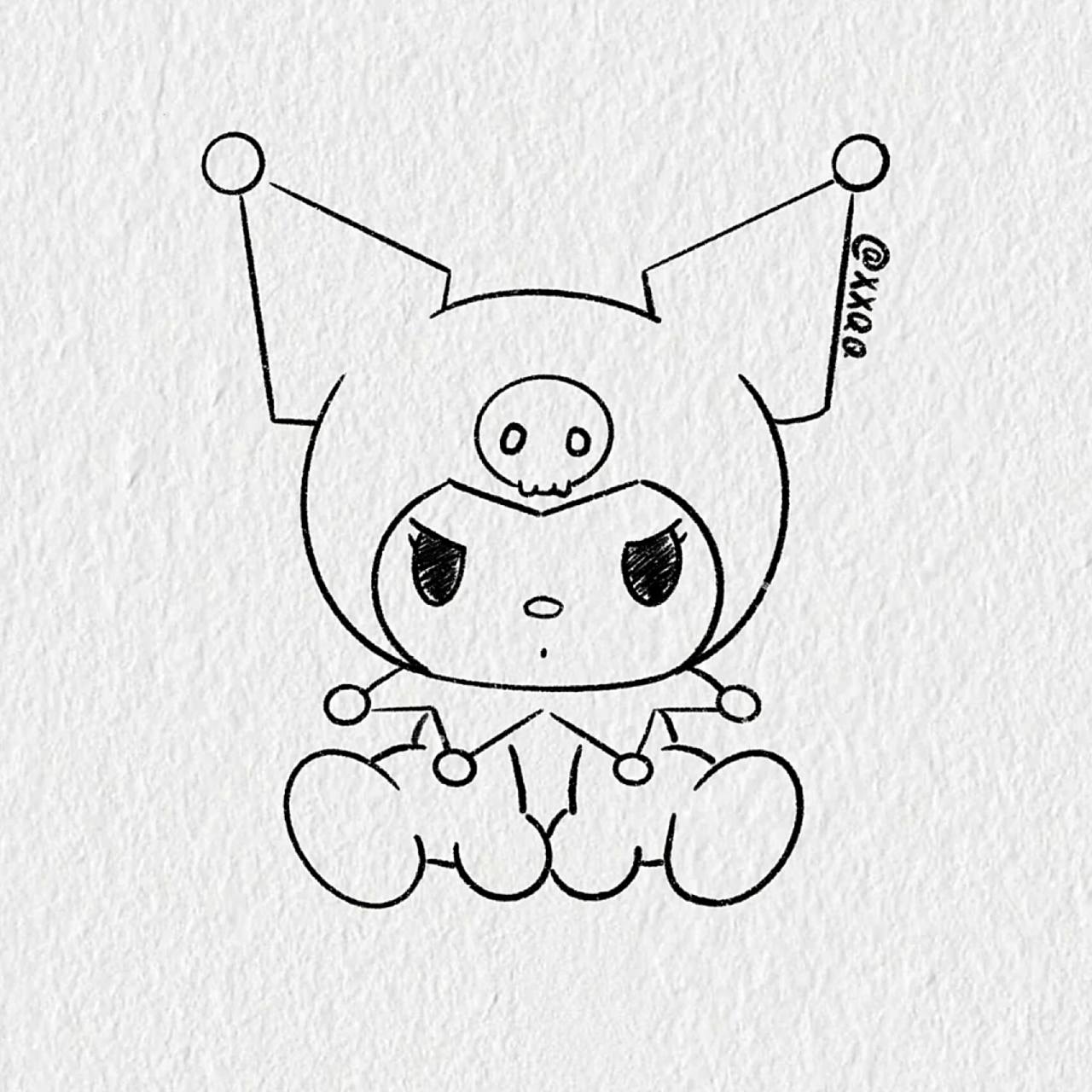 库洛米/简笔画教程 来自投稿