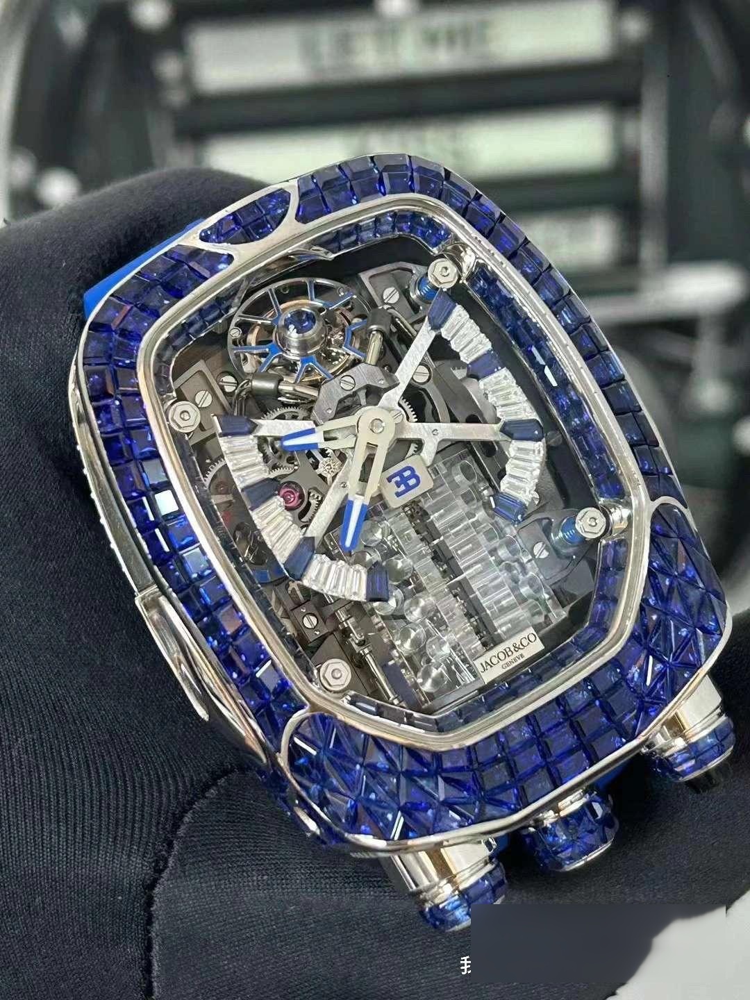 捷克豹,布加迪联名,蓝宝石,十六缸发动机,独一无二,全球限量一只