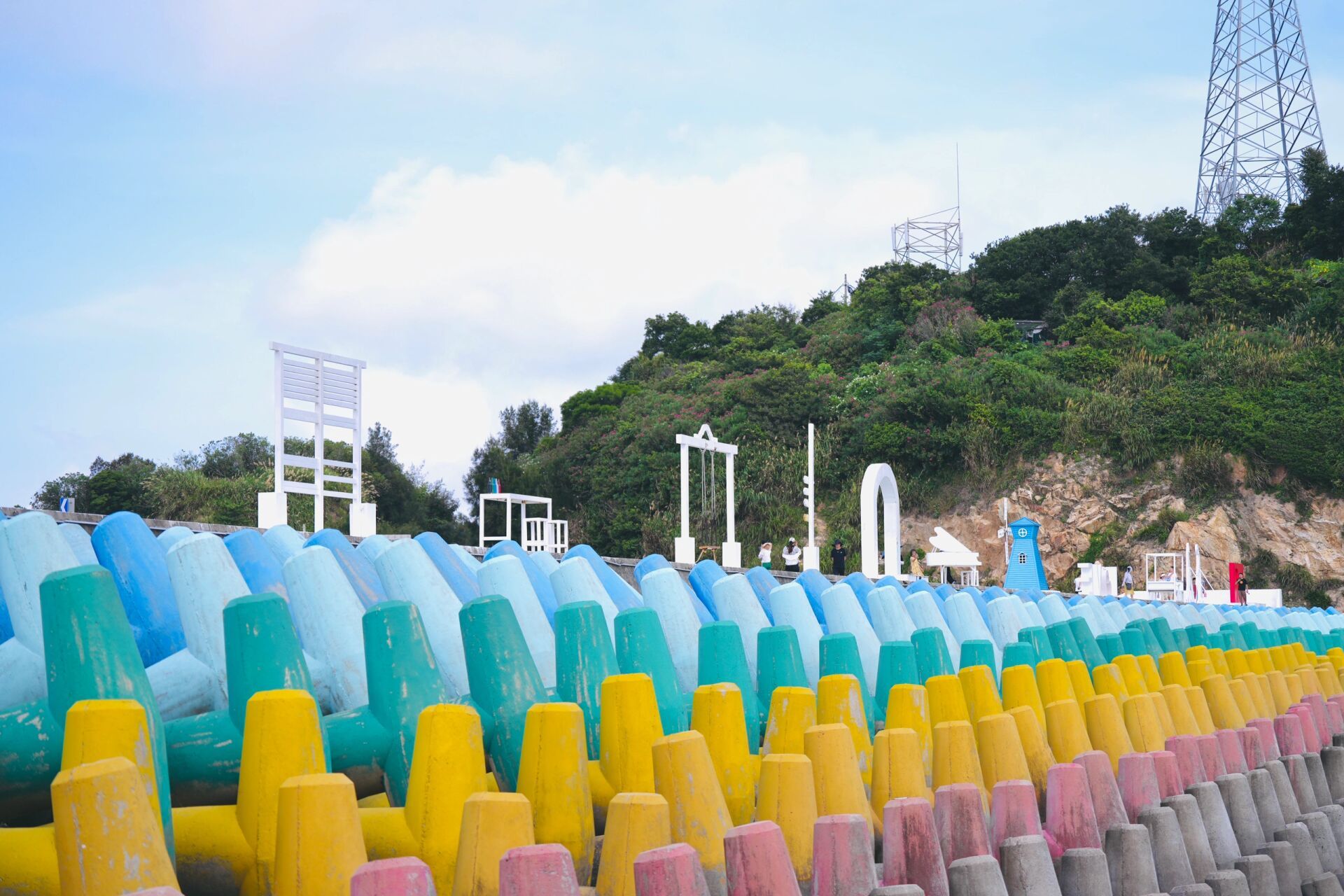 温州洞头"小洱海"中屿景区游玩攻略 大家可以直接导航小洱海,到了以后