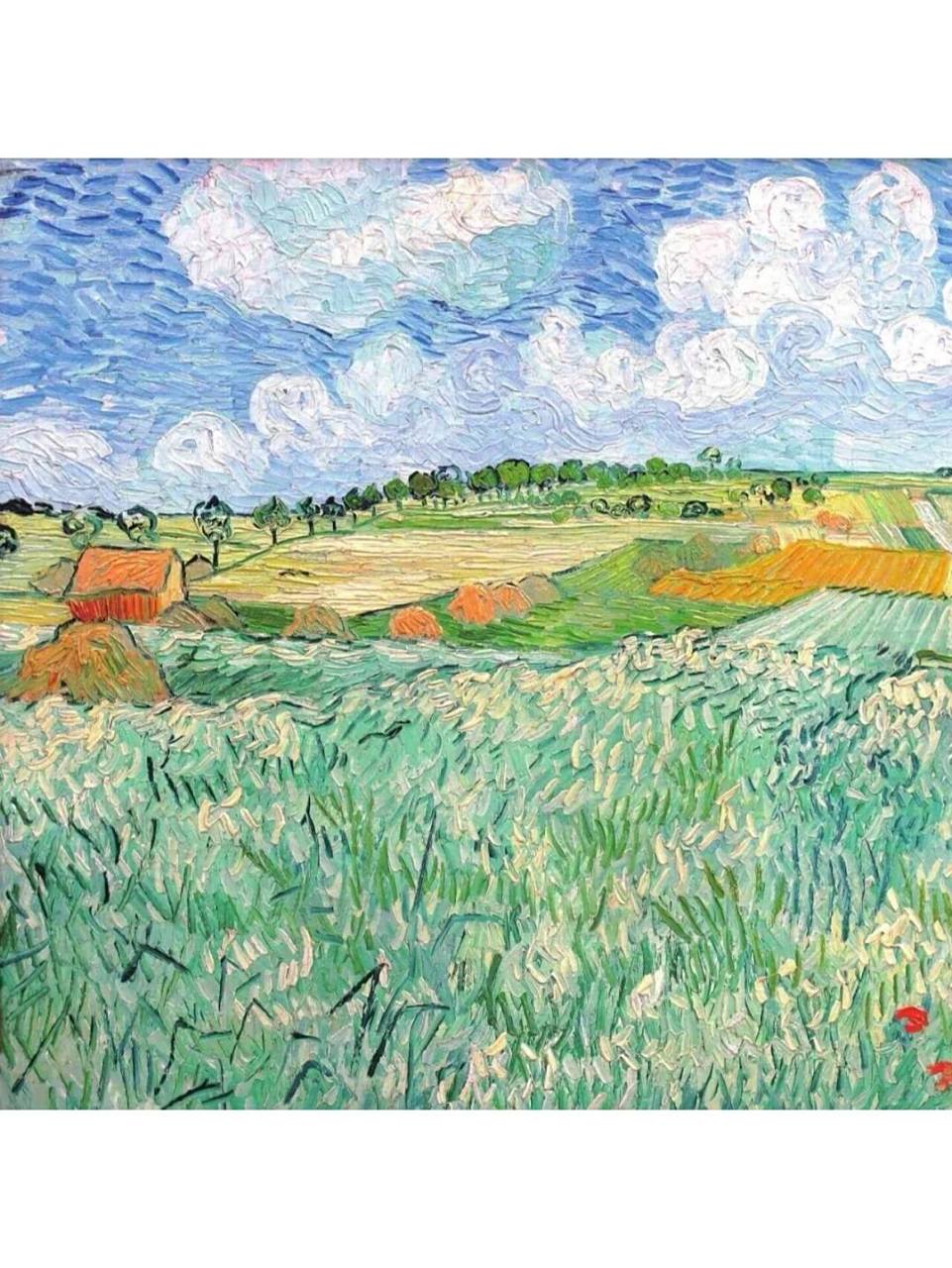 每日一画 | 名画鉴赏【瓦兹平川】(梵高) 9191作品简介: 《瓦兹