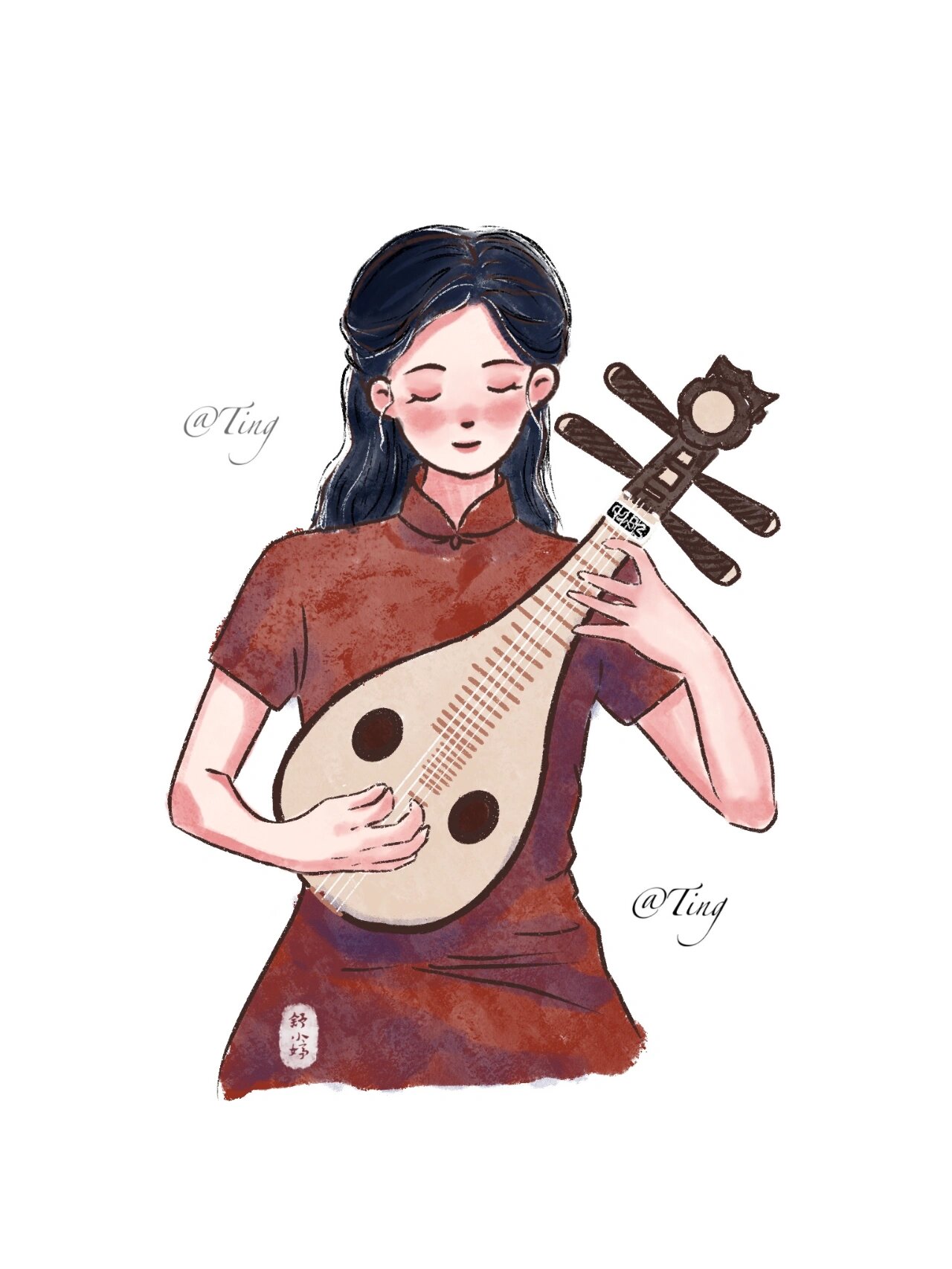 头像合集/又画了一些乐器女孩