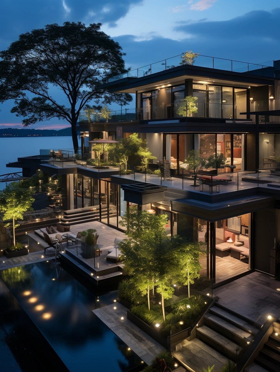 建筑设计|一系列精致的中式风格现代别墅 一系列精致的中式风格现代