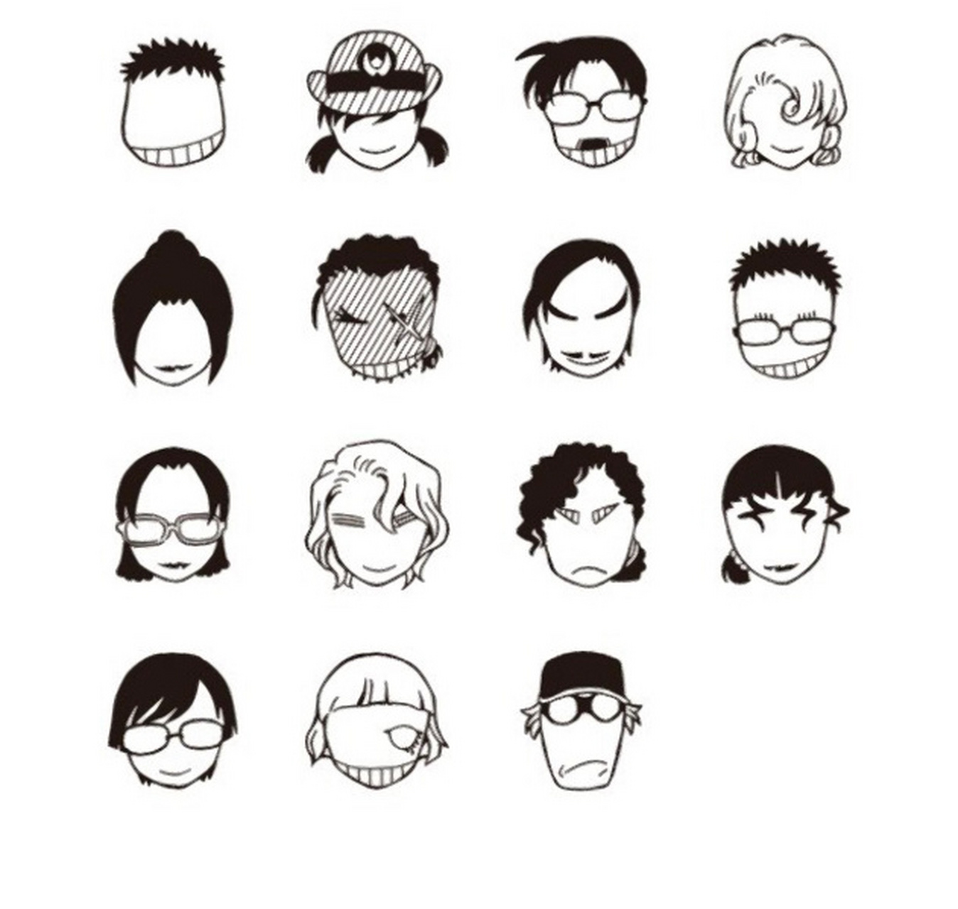 最完整的名柯人物小头像!