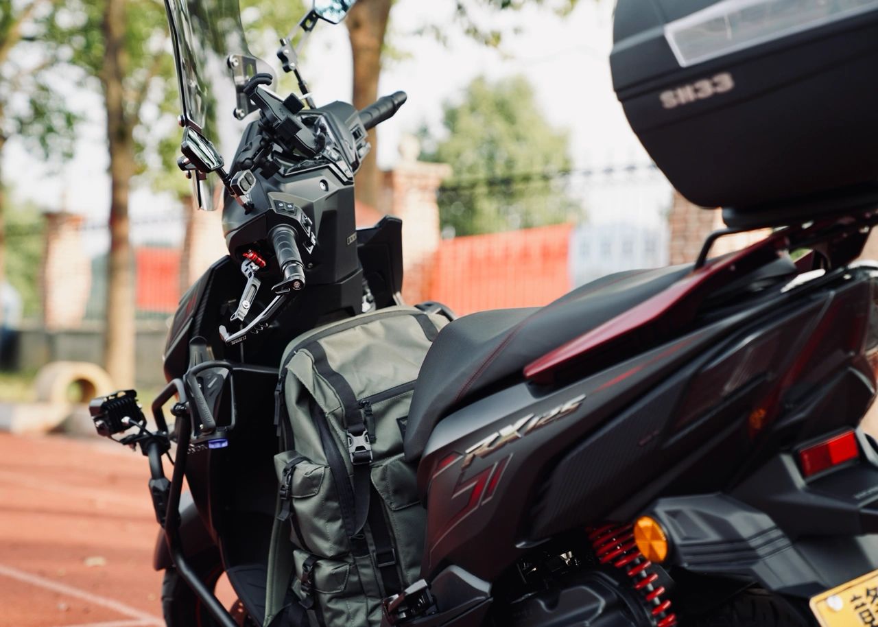 新大洲本田裂行125改装小件 分享裂行实用改装小件,全是自己动手安装