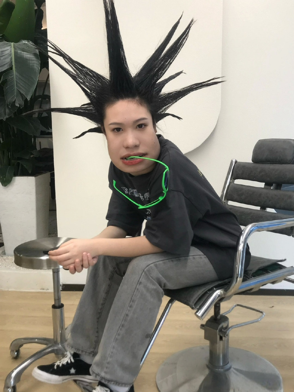 这个海胆头有点小帅#搞笑#幽默