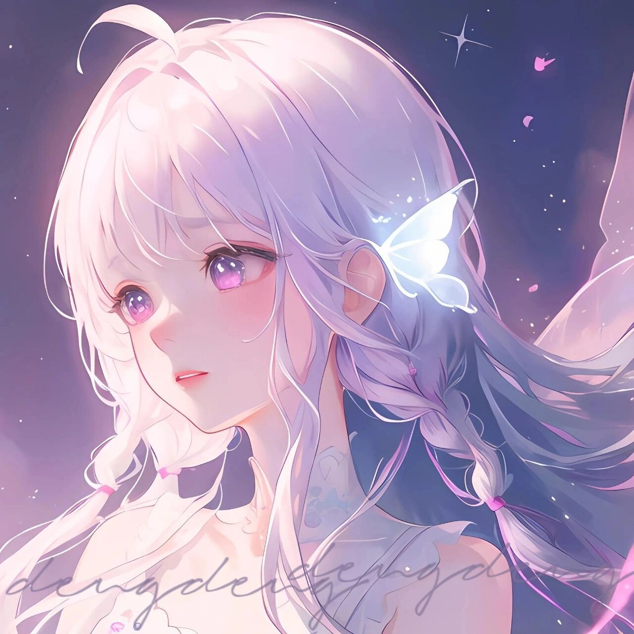 "你胜过百个泛泛之交"|立绘闺蜜头像 图片由无界ai生成