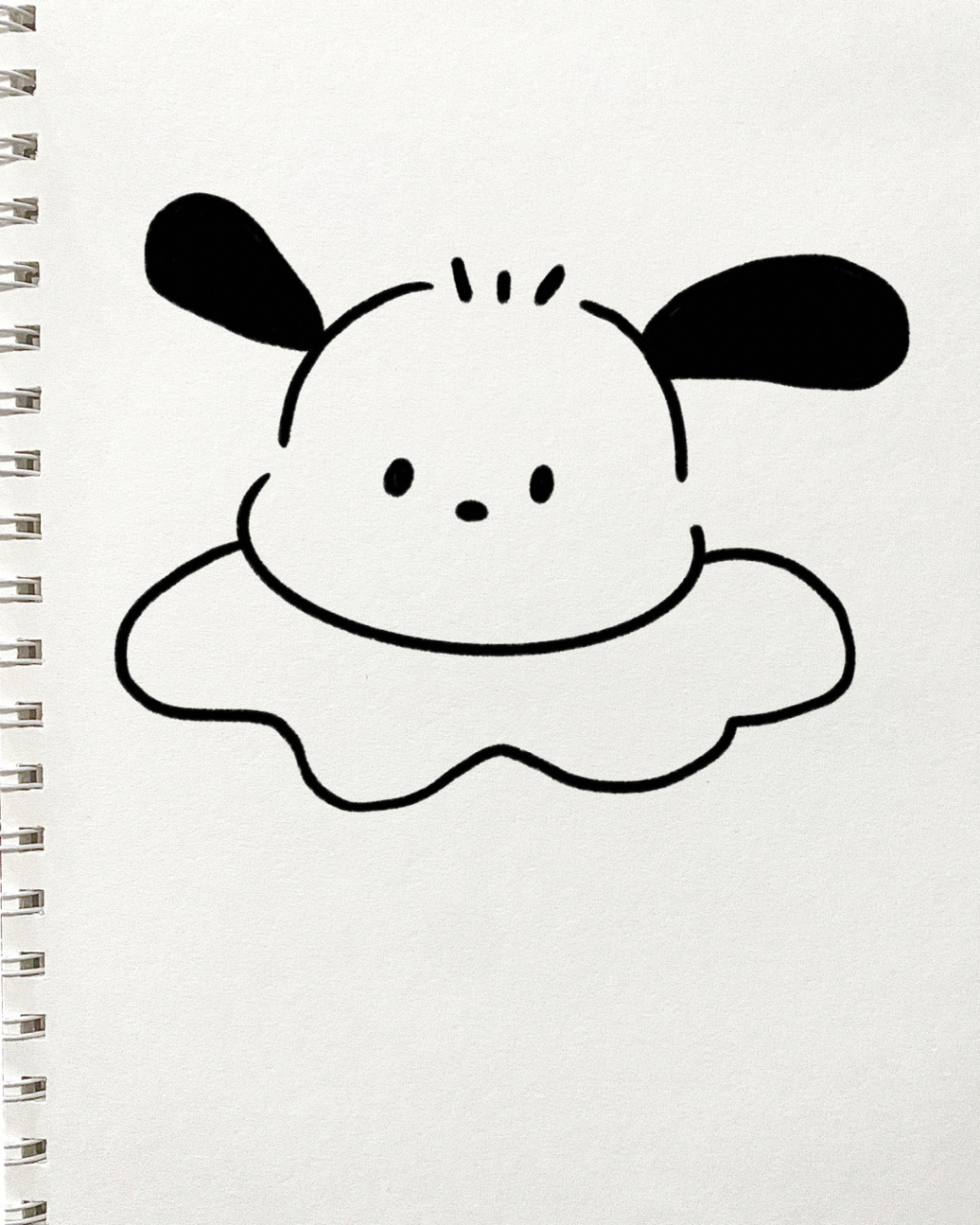 是一只可爱的蛋糕小狗～ 临摹 #procreate# #简笔画教程# #手帐