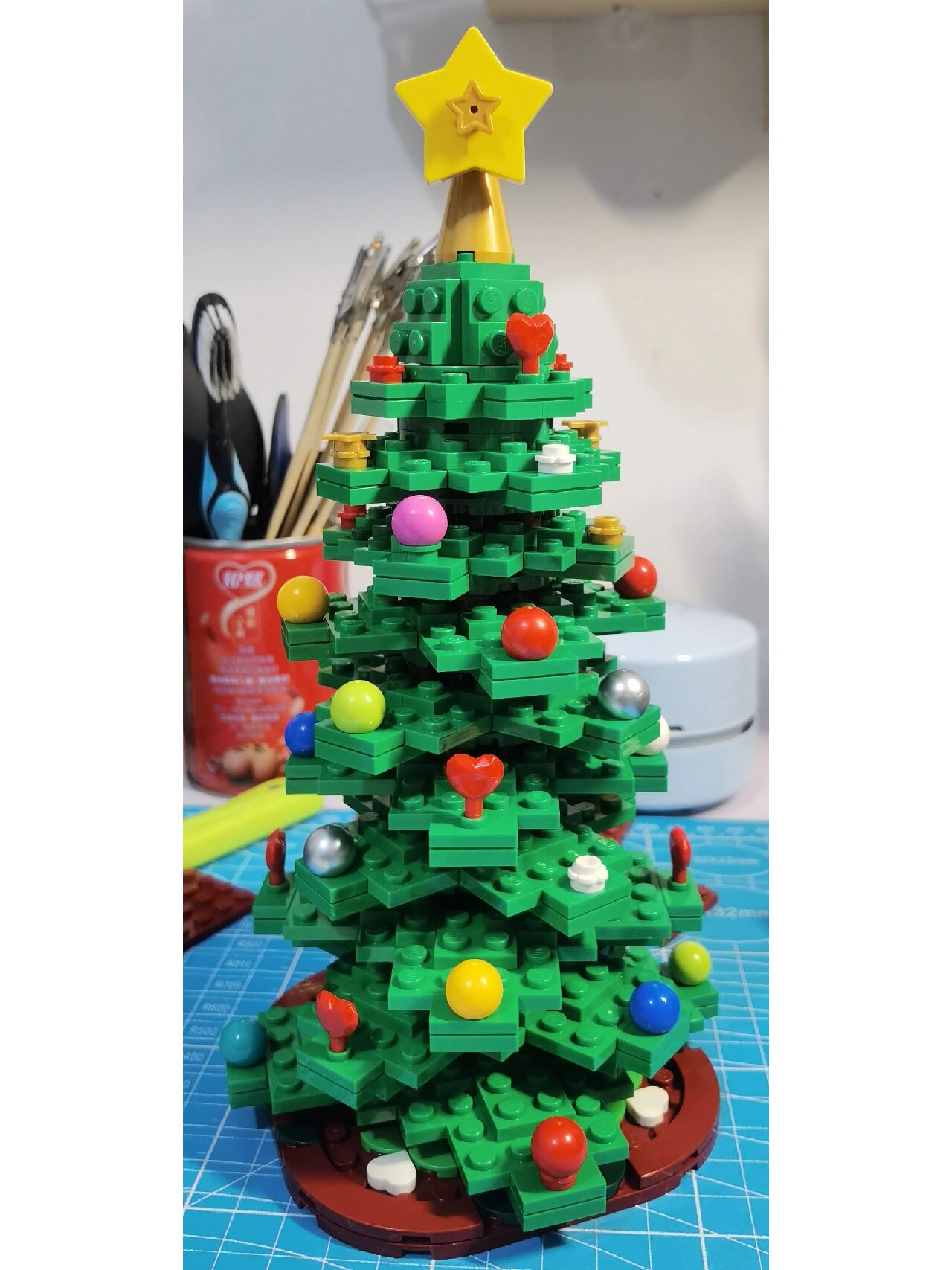 lego乐高创意 40573创意圣诞树 拼搭积木   乐高40573圣诞树.