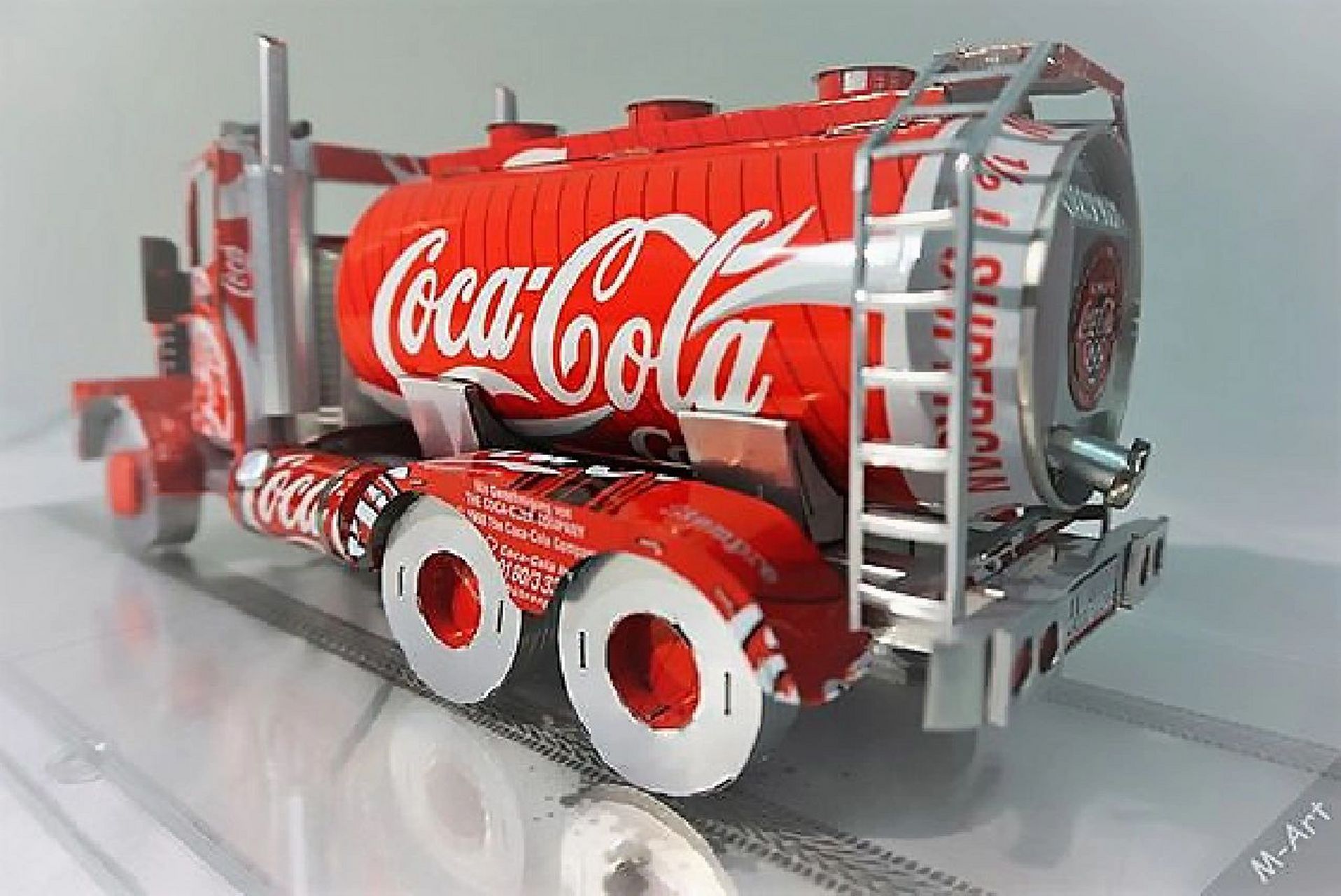 手工分享|易拉罐制作车子创意 这一期继续我们的易拉罐系列的分享