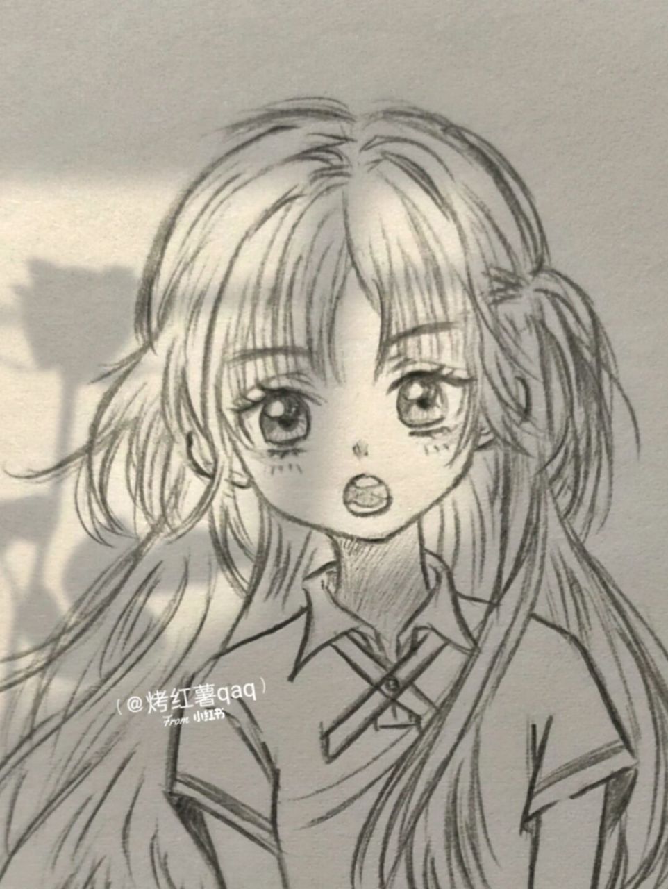 " #简笔画教程#  #偷偷藏不住# #桑稚# #临摹