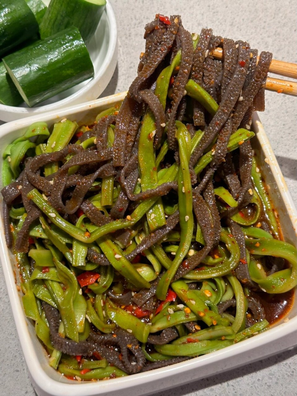 脆脆的真的吼吼吃! #海底捞