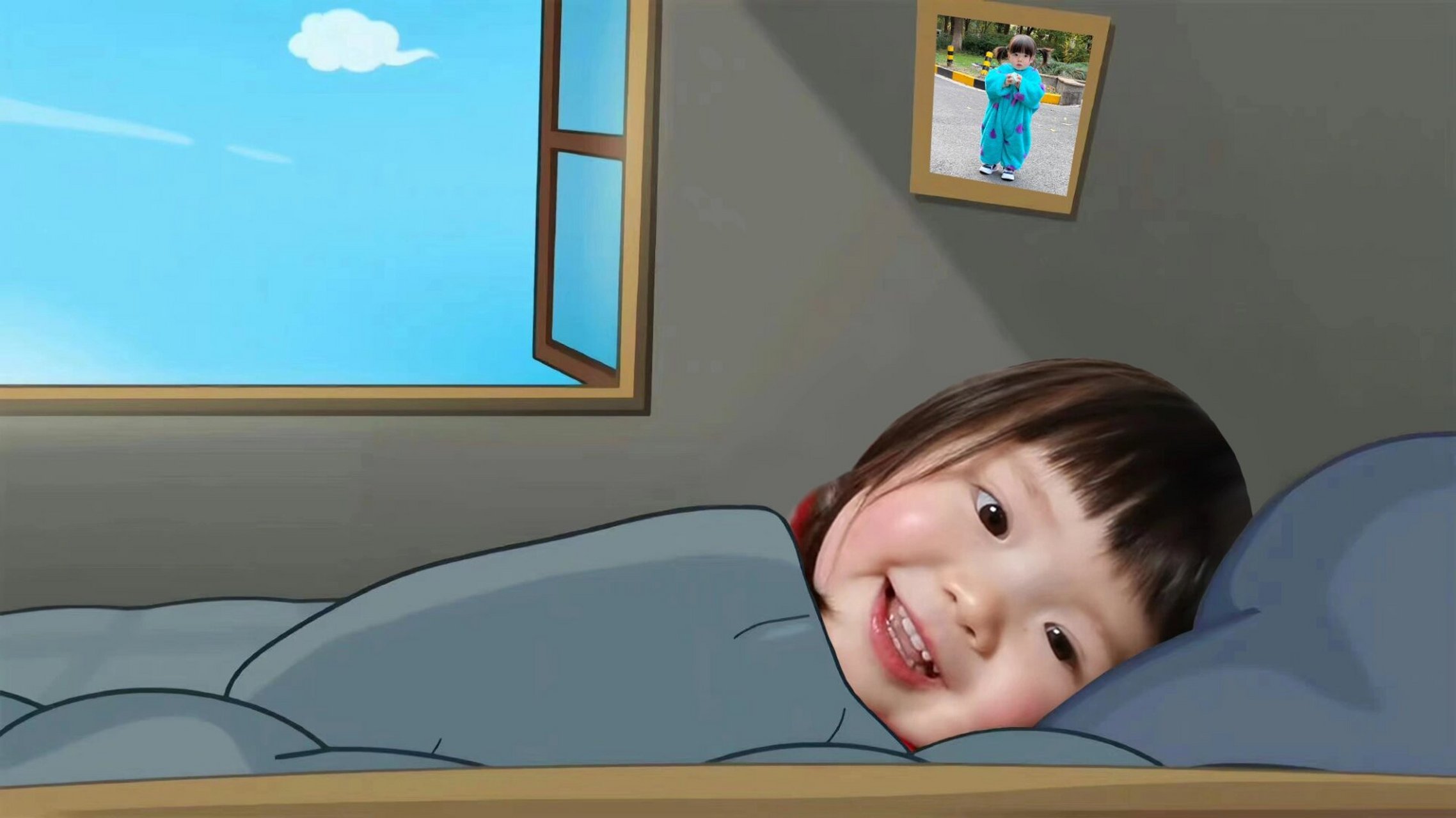 der婉之壁纸~大头大头 曾婉之宝宝新鲜壁纸来喽