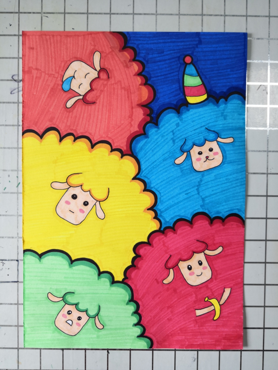 色彩的使用与搭配可以使作品赋有非常漂亮的冲击力.