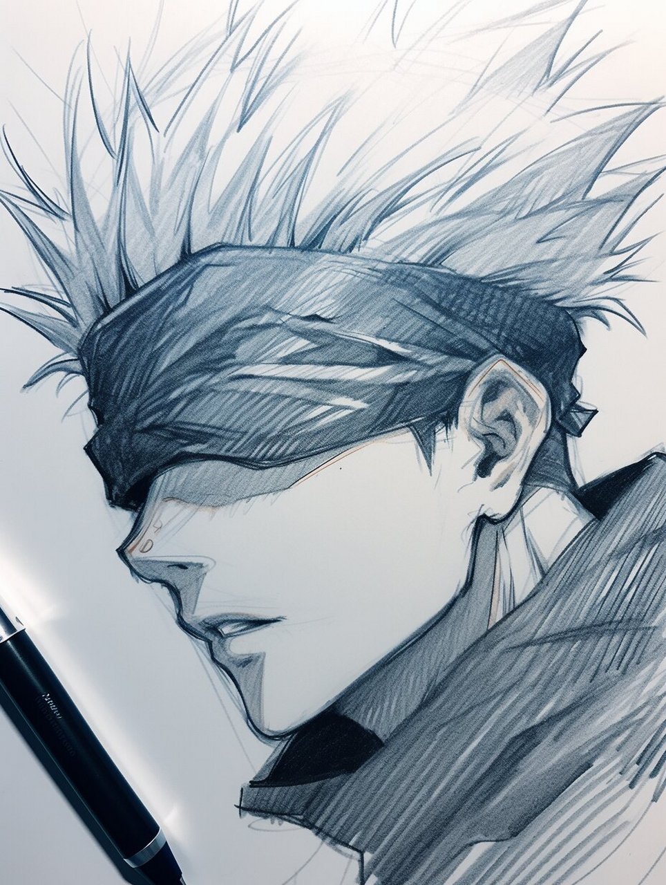 咒术回战·五条悟老师·素描风