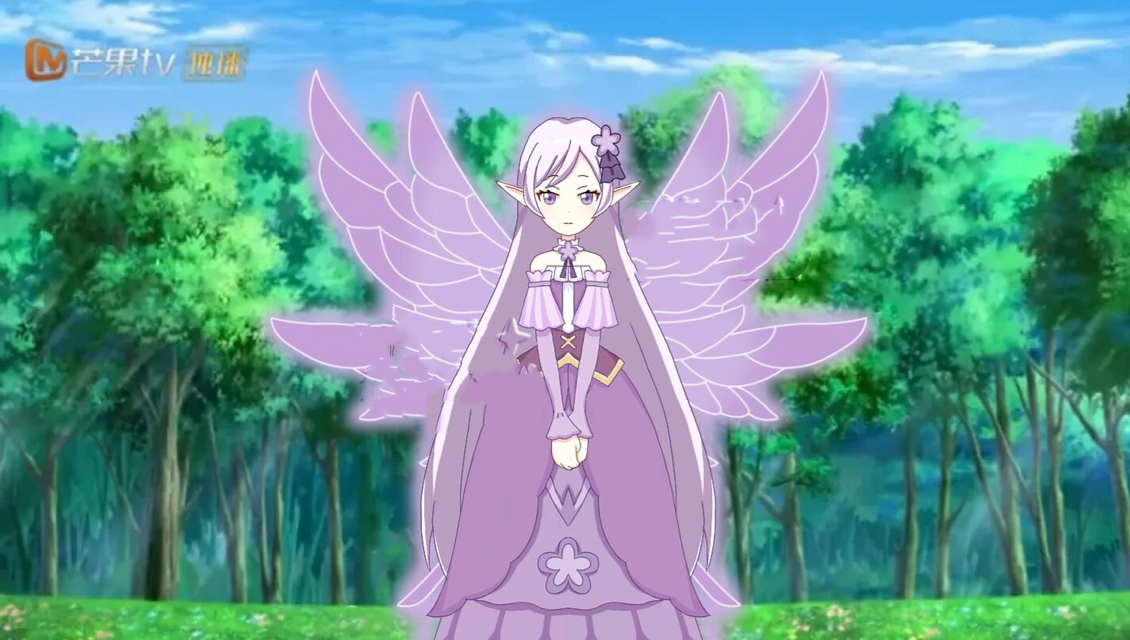 紫桃花精灵王--银河 谁能告诉我,这画质是怎么回事