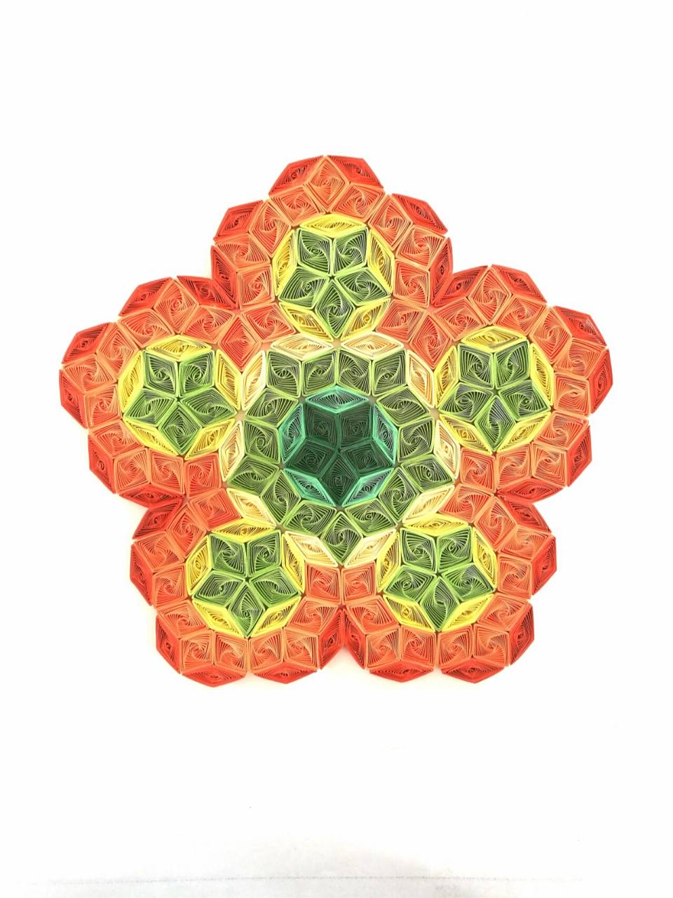 衍纸彭罗斯密铺 几何之美,数学之美,有喜欢几何图案的小伙伴可以了解