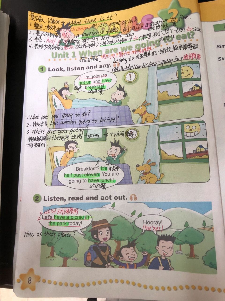 外研版六年级下册英语 m2u1 外研版六年级下册英语 m2u1课文知识点