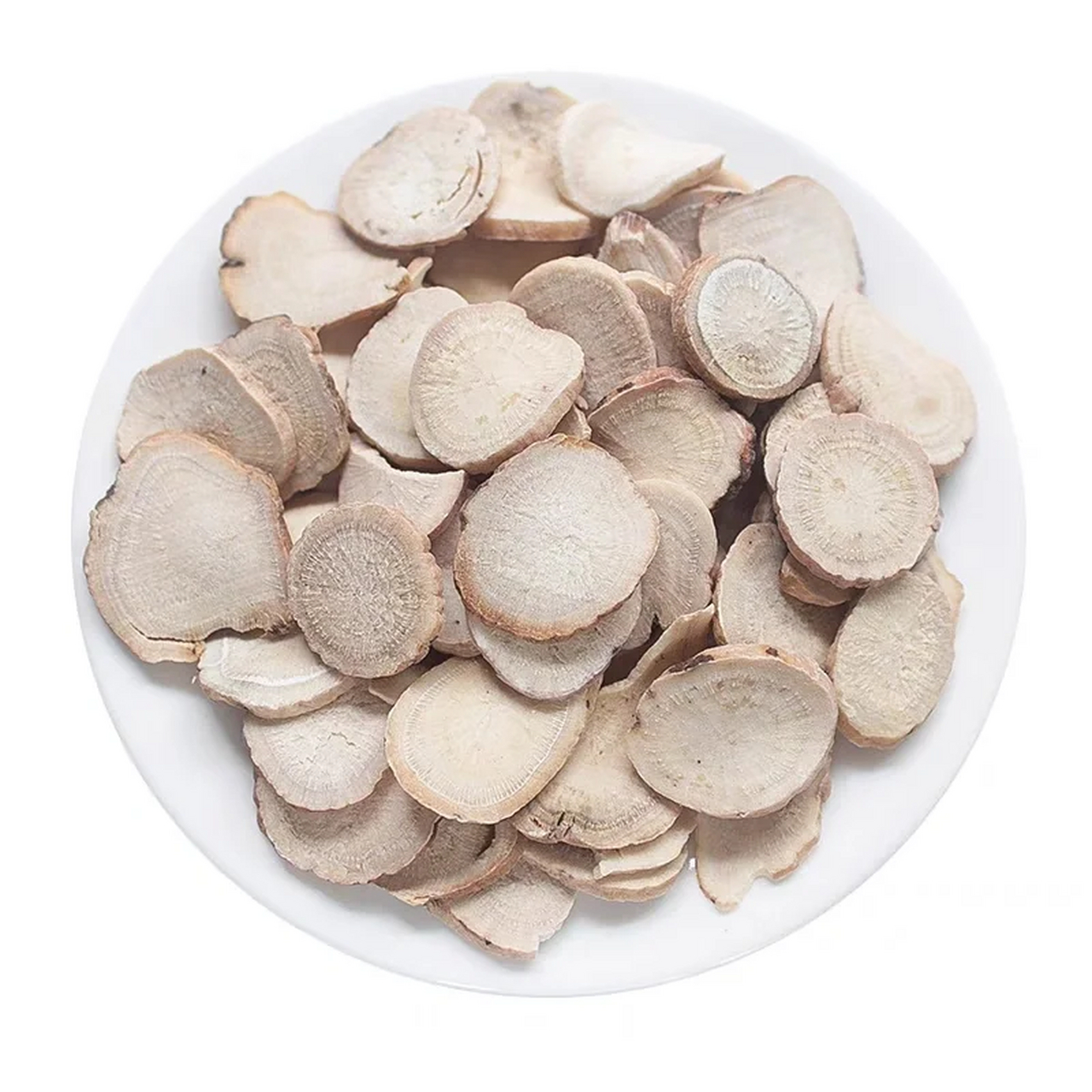 每天认识一味中药,白芍 【炮制】白芍 洗净,润透,切薄片,干燥.