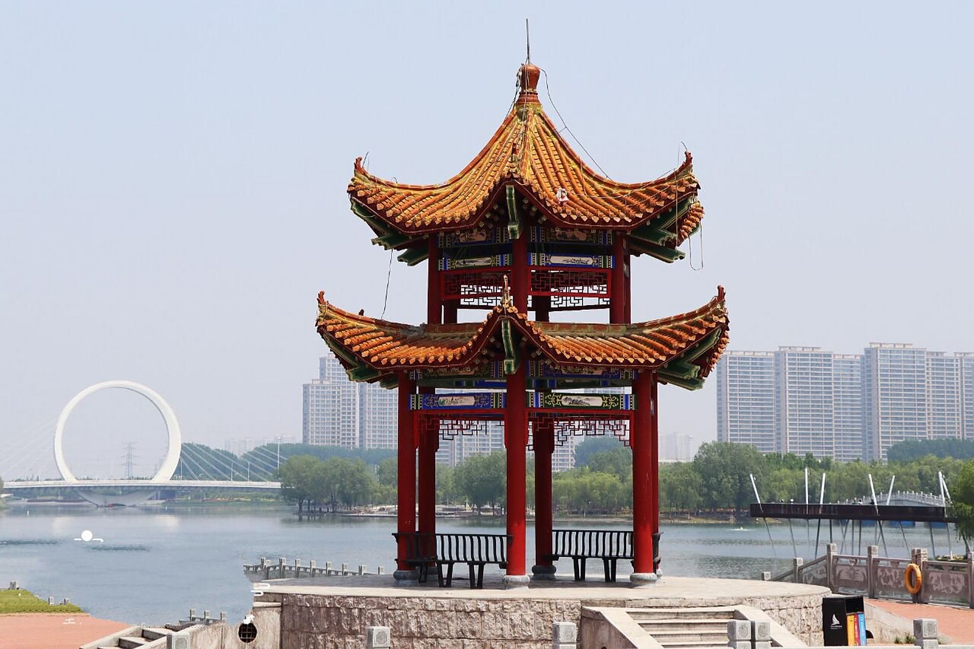 河南郑州蝶湖公园,爱情象征的绝美露营地 河南省郑州市的网红打卡地之