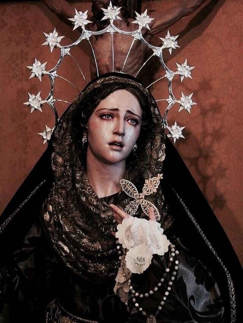 每日艺术|哭泣的圣母玛利亚74inspiration - 痛苦圣母(our lady of