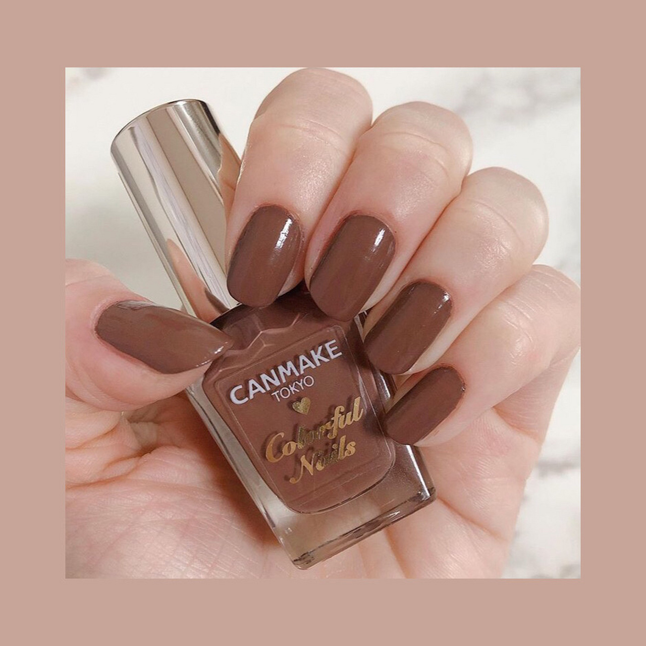 canmake指甲油试色 性价比高的指甲油,除了单色还有自己做的跳色,都是