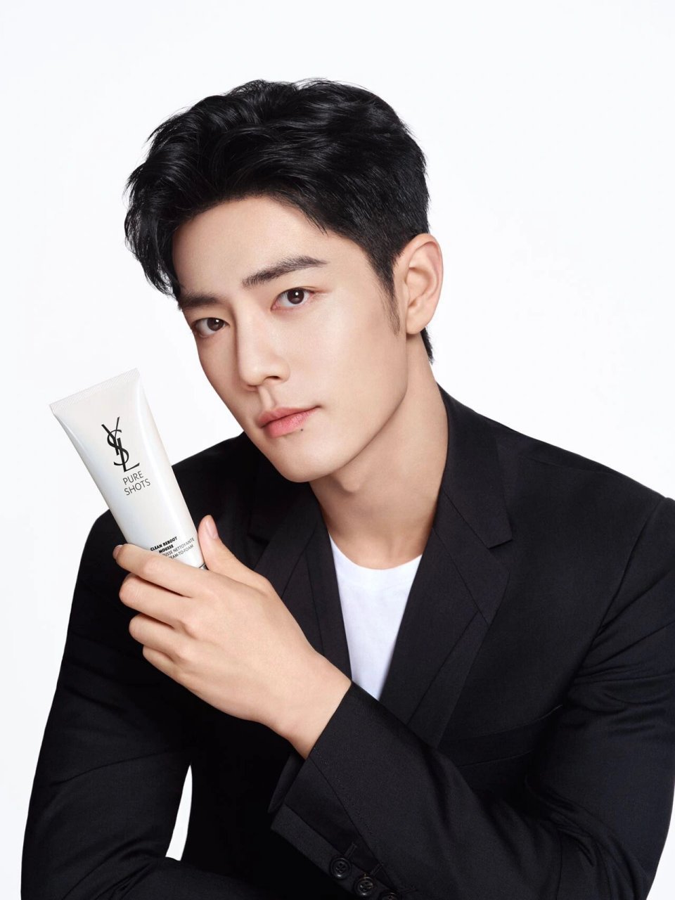 ysl圣罗兰护肤全球代言人肖战 绵云密泡,一净到底.
