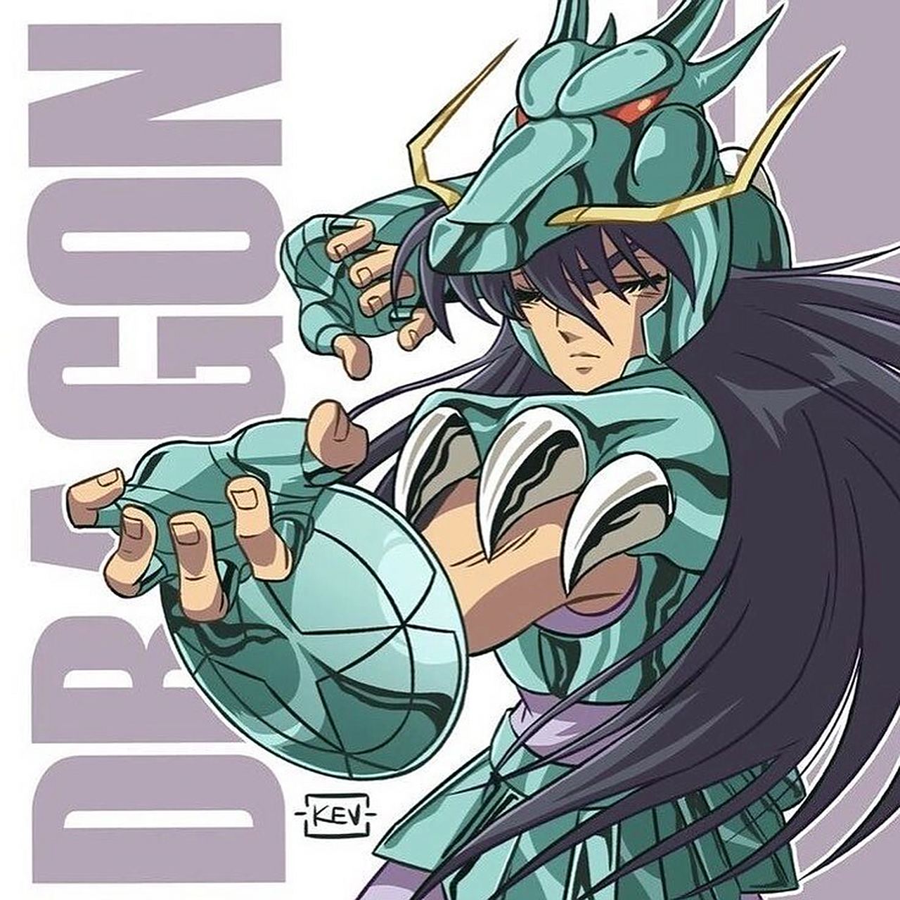 圣斗士星矢头像插画一组