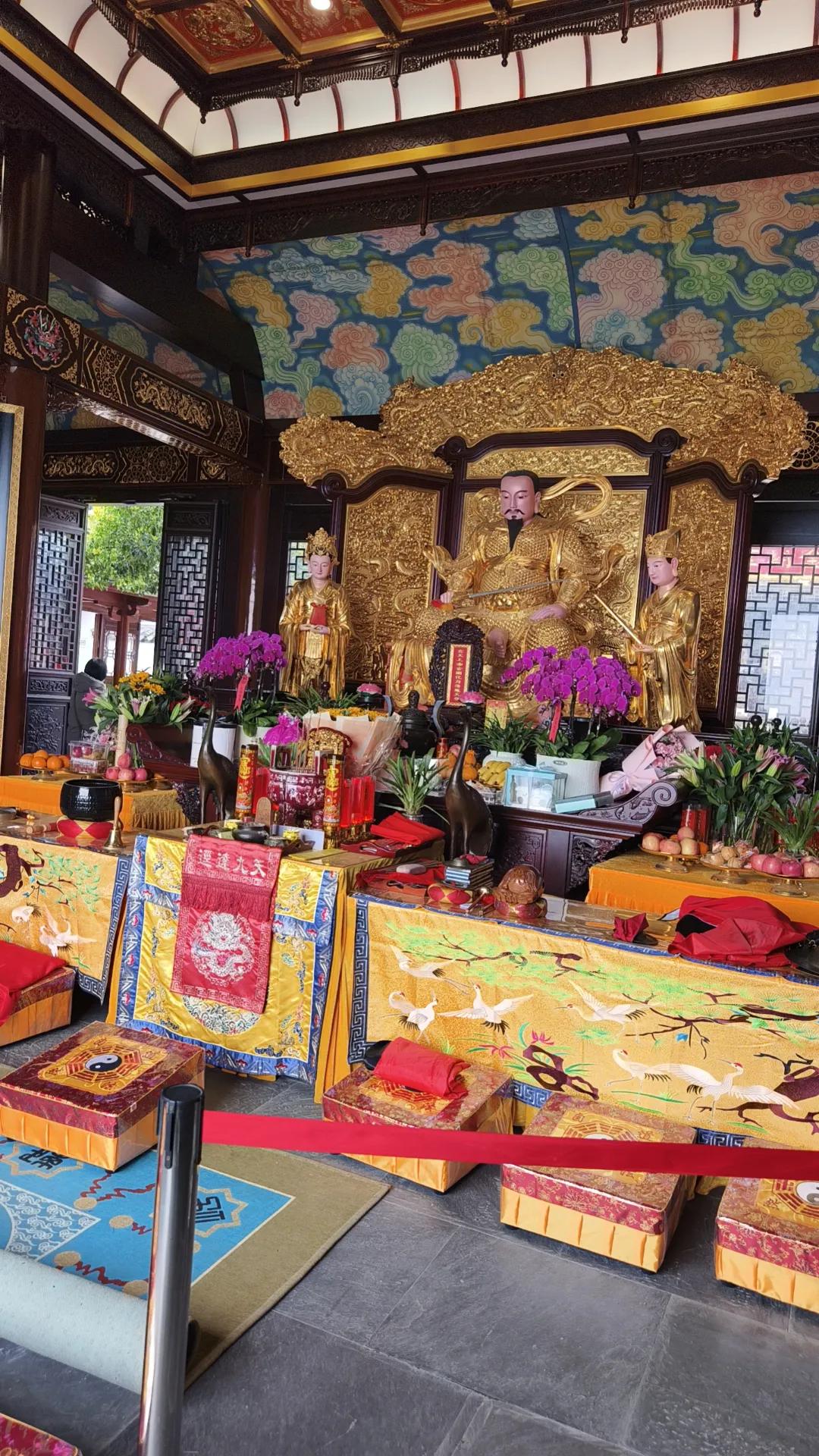 真武殿湖北道教学院真武殿常熟真武观供奉什么神真武大帝殿堂无锡真武