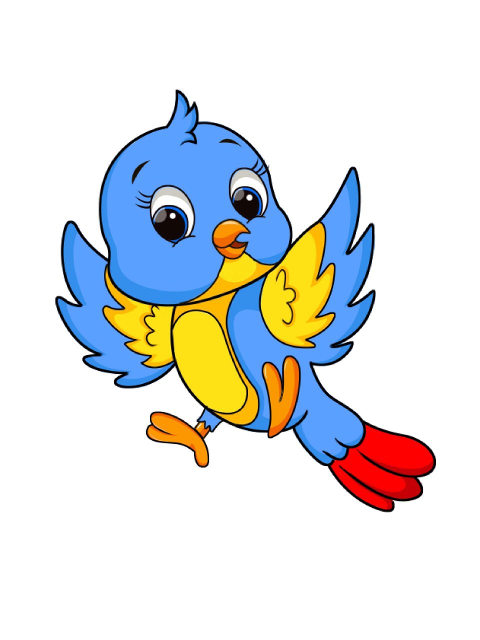 儿童简笔画|小鸟 小鸟是大自然的精灵,在我们生活中随处可见,不管是在