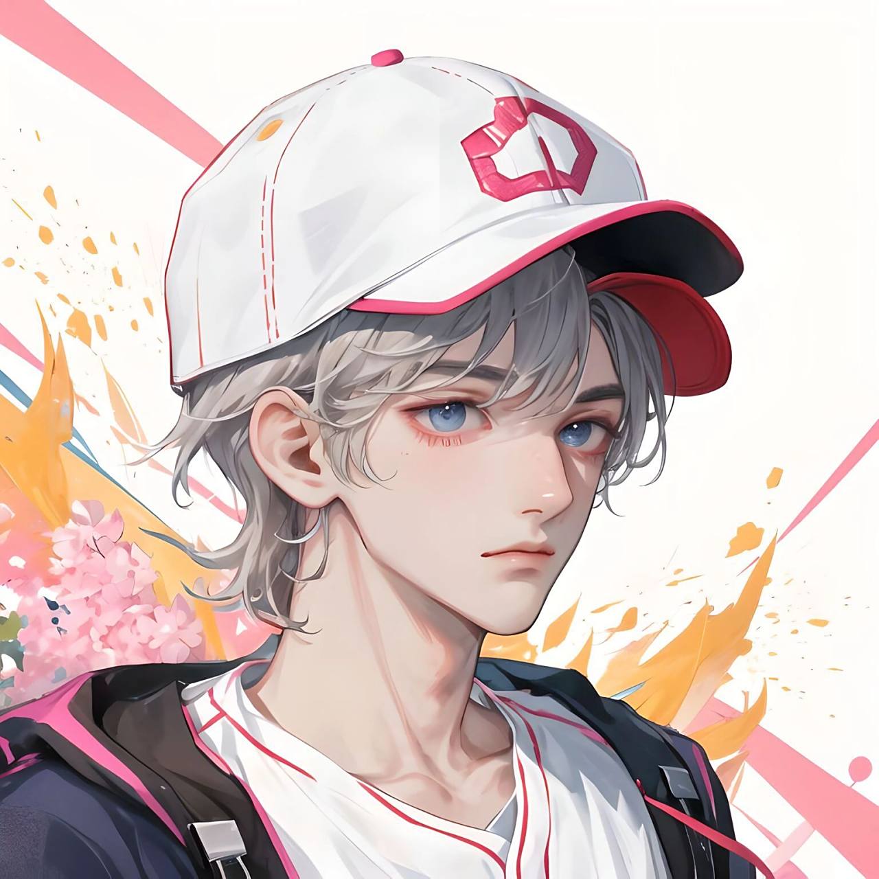 运动男孩,白底可能更好搭一点,有空再出一期白底的女生,男生真的有点