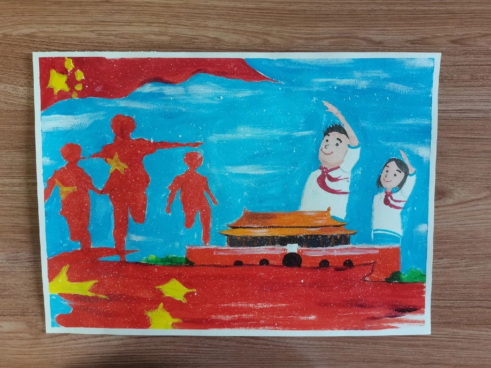 献礼二十大,强国有我儿童画