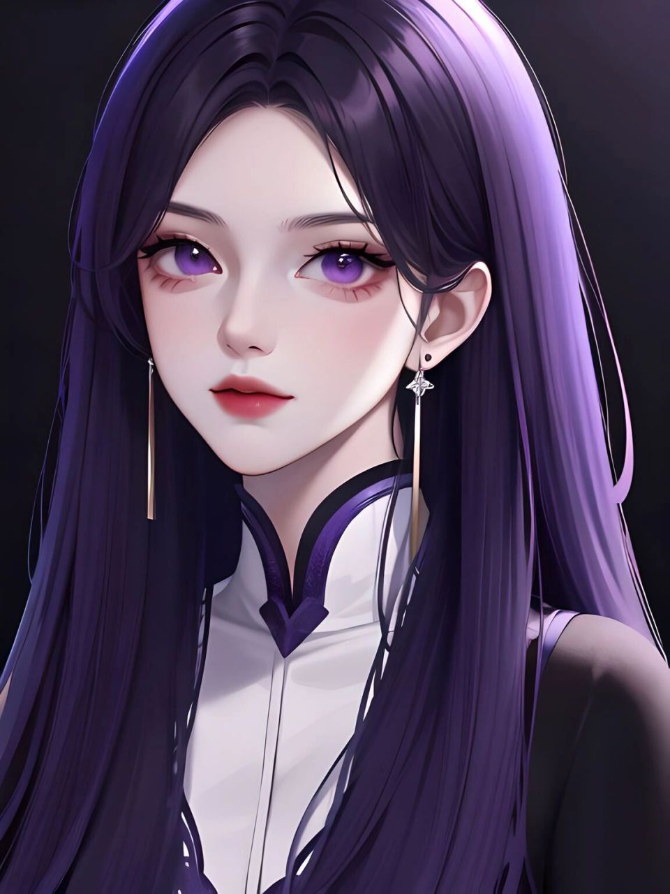 紫发紫瞳御姐|妹妹说紫色很有韵味61御姐头像 紫色系和御姐超搭