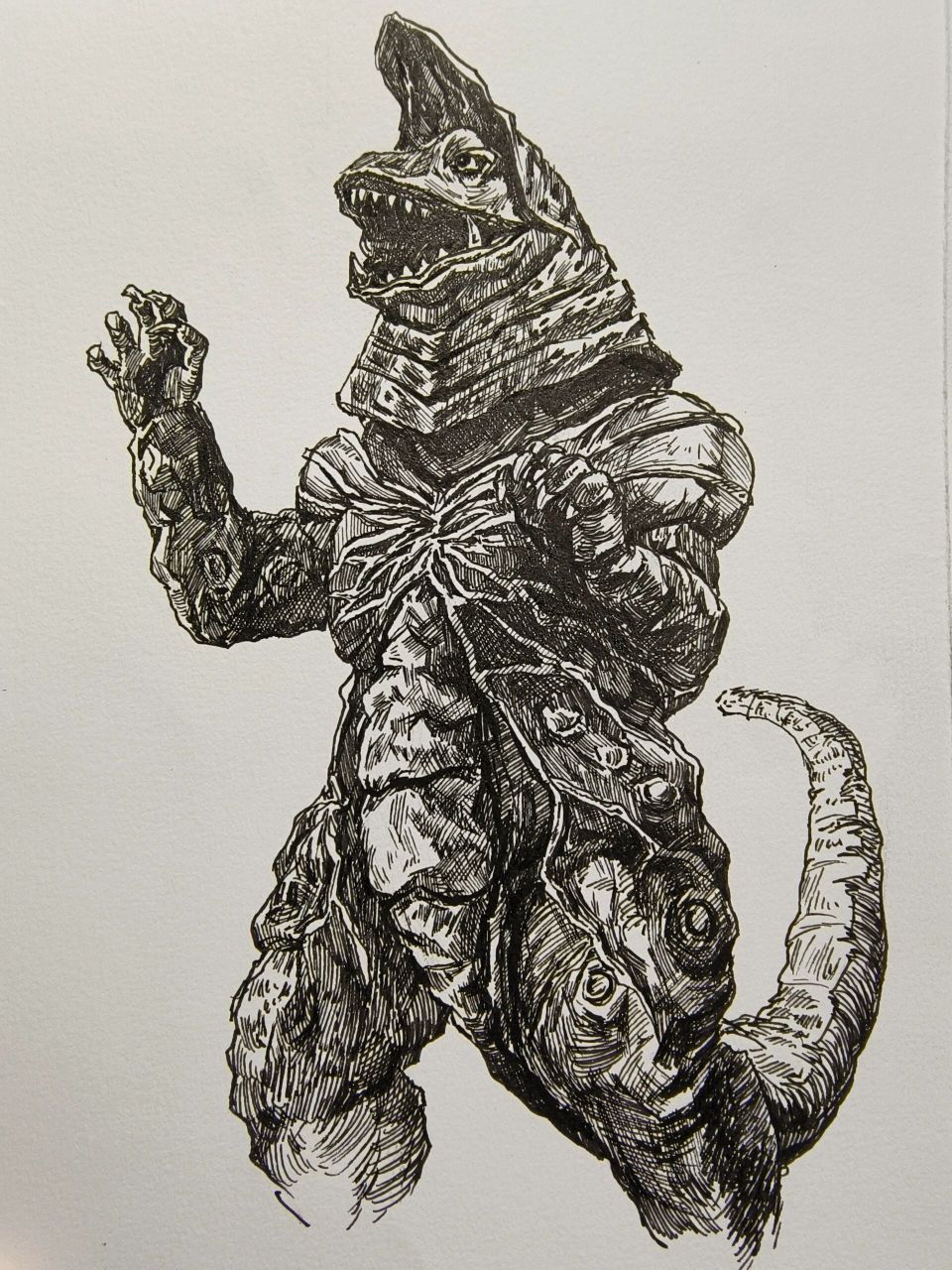 " 先画了"哥布纽",漏更了火焰哥尔赞,补更了