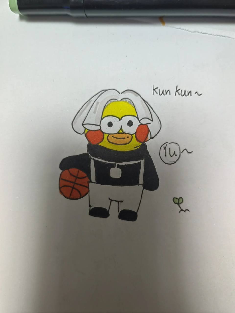 坤坤简笔画