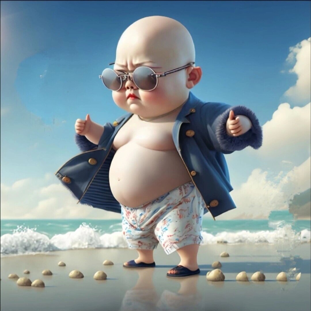 胖嘟嘟的胖哥头像来了