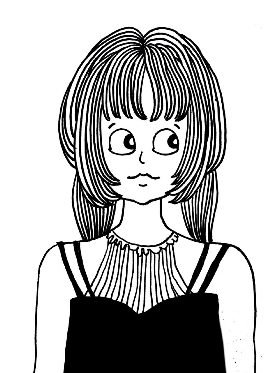 线描——《人物头像》