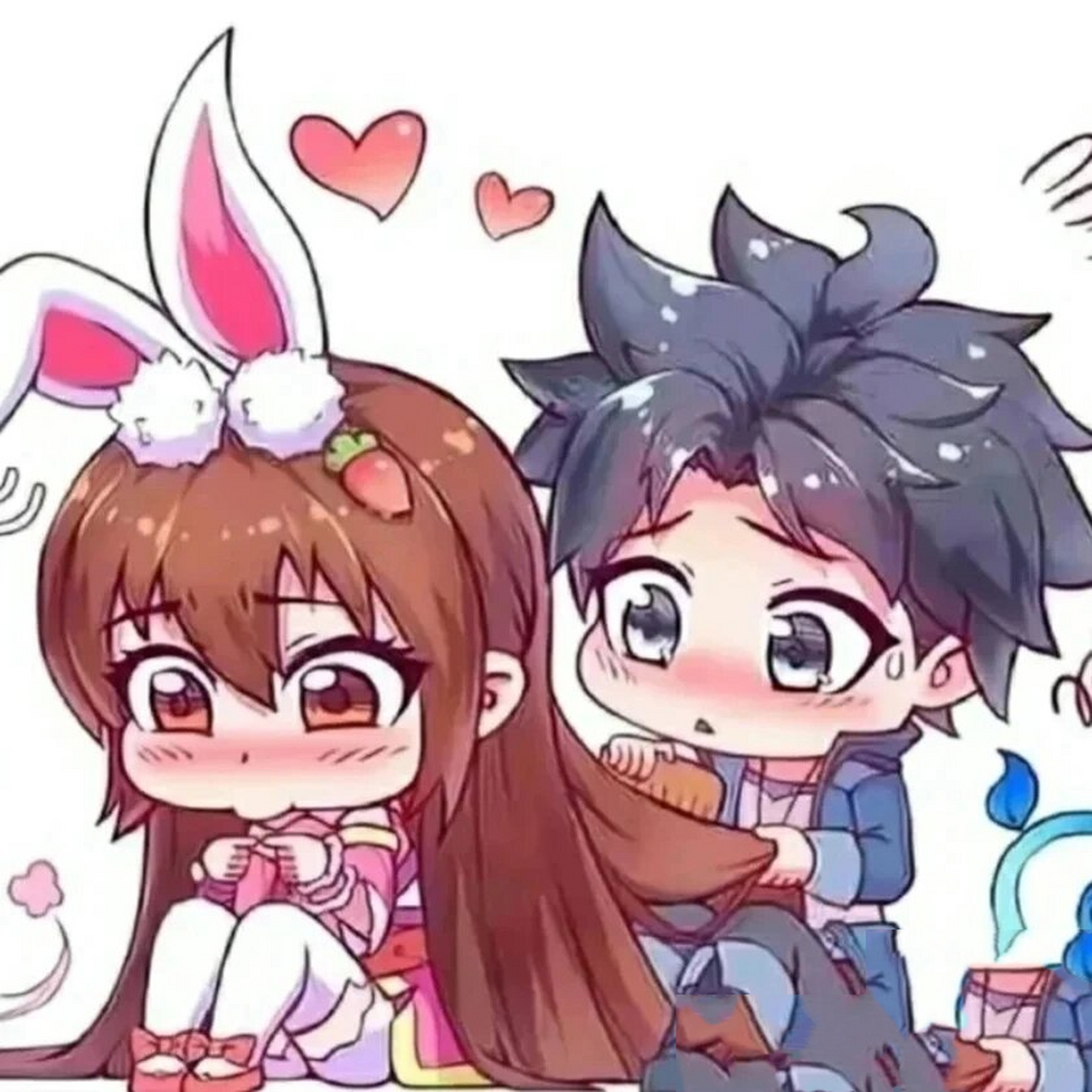 唐三和小舞的q版壁纸来了