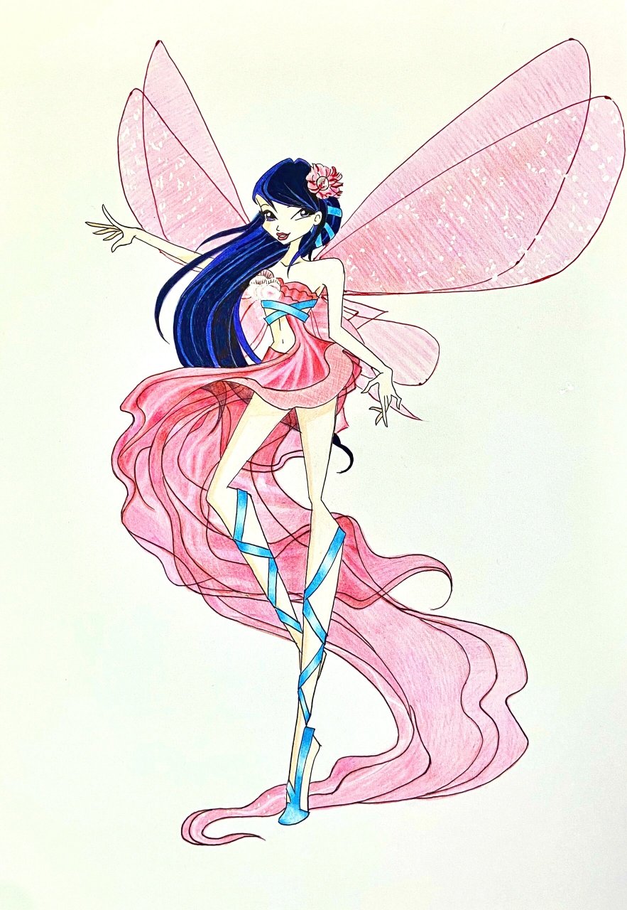 每天为宝贝画个仙子—《魔法俏佳人》妙莎 《魔法俏佳人》韵律仙子